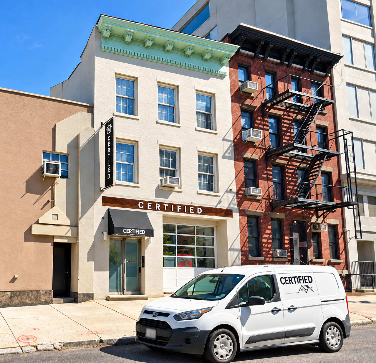 Certified Construction building today